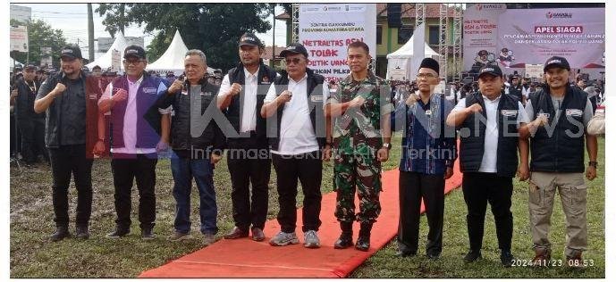 Bawaslu Sumut Gelar Apel Siaga Pilkada Serentak 2024