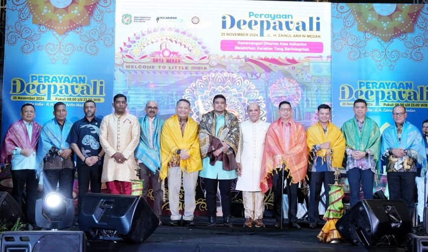 Wali Kota Medan Serukan Kerukunan Antar Umat dalam Perayaan Deepavali di Little India