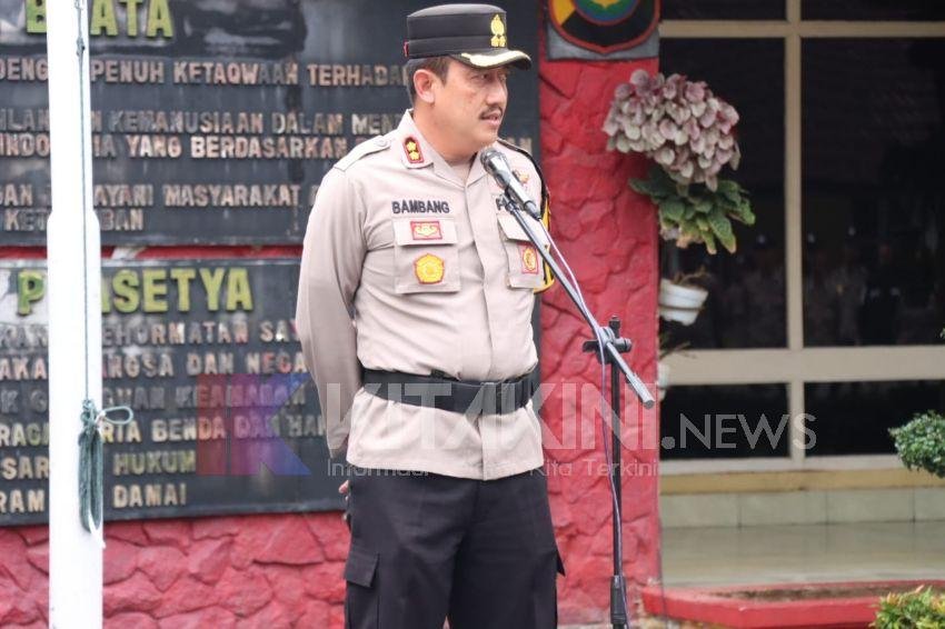 Kapolres Binjai Cek Kesiapan Personel Polri Pengamanan TPS Pilkada