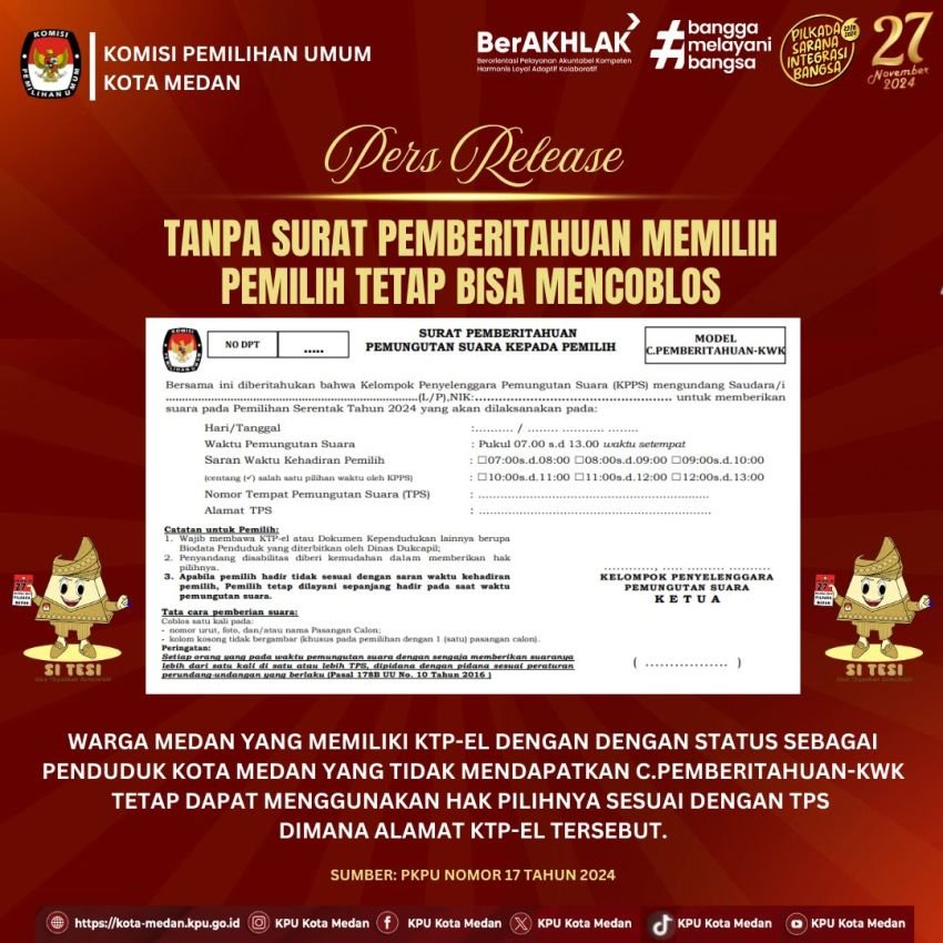 Tidak Terima C6, Warga Bisa Datang ke TPS dengan KTP Saja!