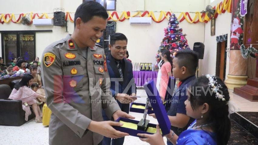 Polres Langkat Gelar Ibadah Perayaan Natal