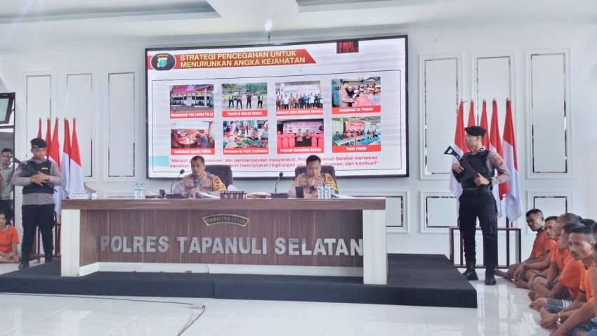 Kapolres Tapsel Paparkan Strategi Pencegahan untuk Turunkan Angka Kejahatan