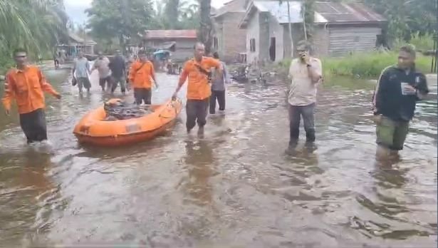 Curah Hujan Tinggi Sepekan Terakhir, Ribuan Rumah di Tanjungbalai Terendam Banjir