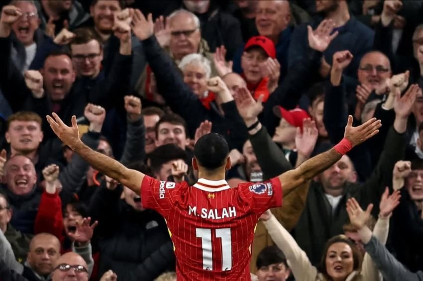 Jumlah Gol Mo Salah Pimpin Daftar Top Skor Premier League 2024/2025