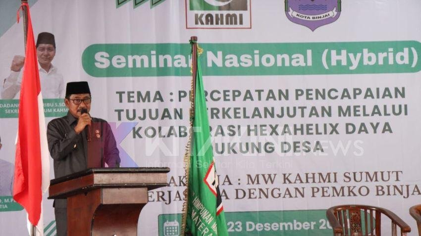 Wali Kota Binjai Buka Seminar Nasional KAHMI Sumut