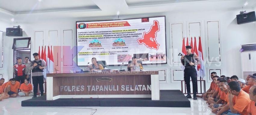 Sepanjang 2024, Polres Tapsel Amankan 163 Pelaku Narkoba