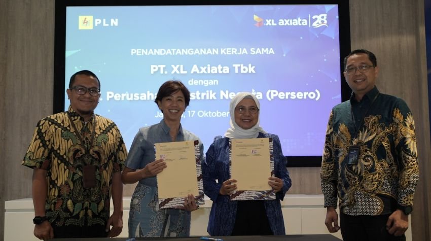 PLN dan XL Axiata Jalin Kerja Sama untuk Pasokan Listrik dan Energi Hijau