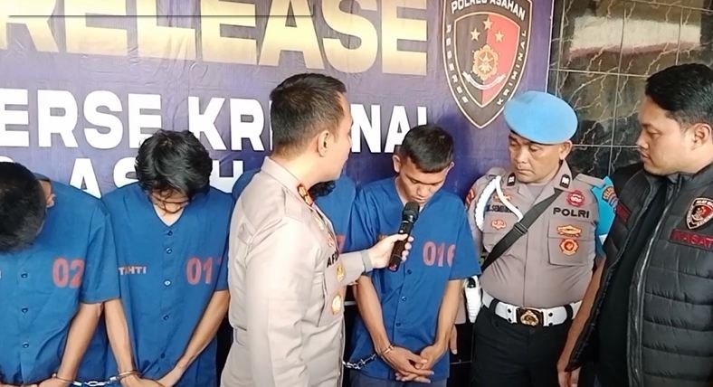 Polres Asahan Ringkus 'Mafia Bangladesh' yang Merusak Kantor BKKBN