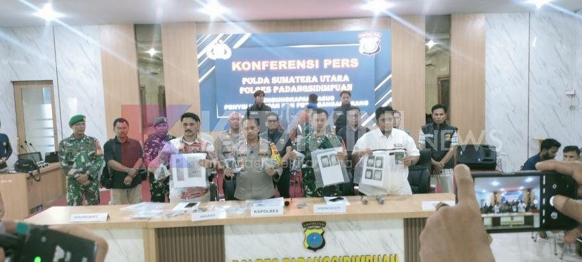 Kodim 0212/Ts dan Polres Sidimpuan Ungkap Kasus Sindikat Perdagangan Orang