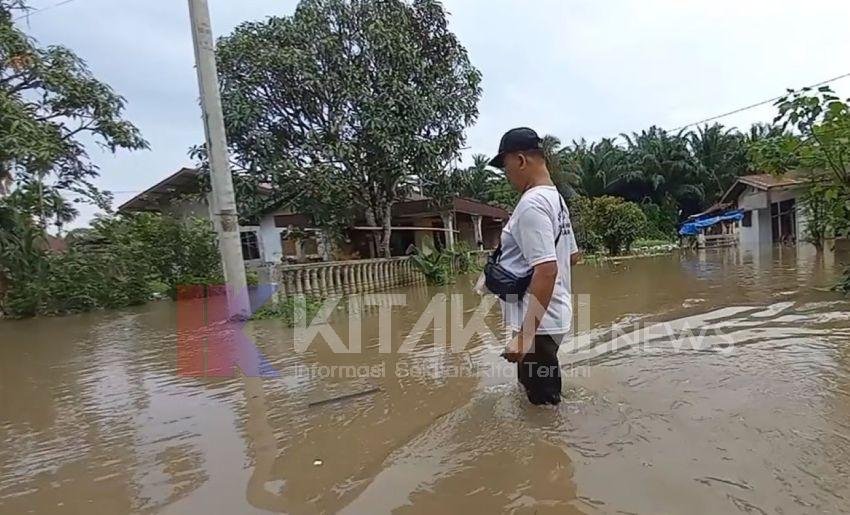 Dua Sungai Meluap, Ratusan Rumah di Binjai Terendam