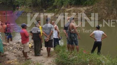 Anak 7 Tahun Kabarnya Hilang Tenggelam di Sungai Batang Angkola