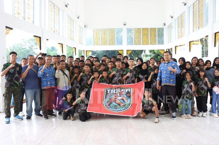 67 Atlet Taekwondo Kota Binjai Berlaga di Piala Pangdam I/BB