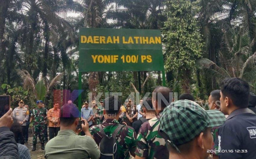 Barak Narkoba di Pondok Kloneng Langkat jadi Tempat Latihan Yonif 100/PS