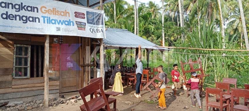 Akses Jalan Di Tutup, Puluhan Murid MDA Gelisah Tilawah Tak Bisa Belajar