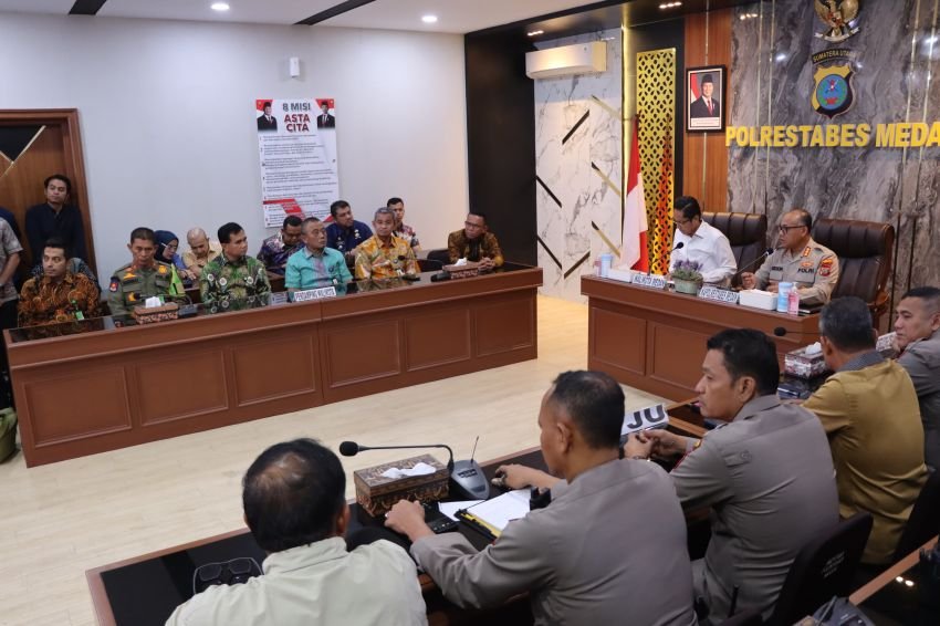 Wali Kota Medan dan Wakil Wali Kota Bahas Keamanan