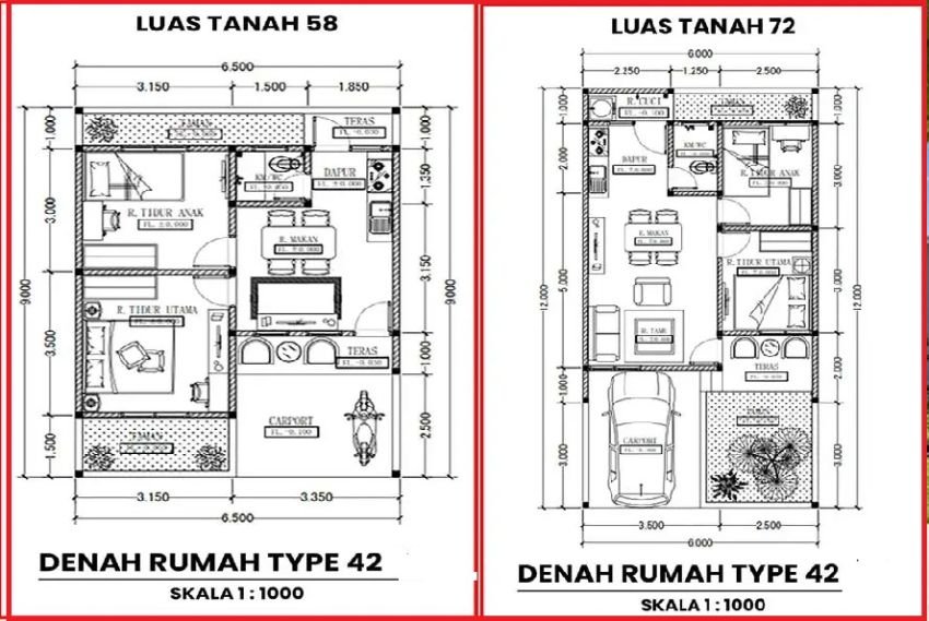 Rumah Tipe 42: Solusi Ideal untuk Keluarga Kecil dengan Fasilitas Lengkap