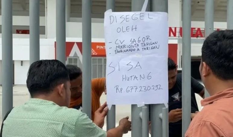 Tiga Kontraktor Segel Stadion Utama Sumut Gara-gara Pembayaran Rp677 Juta Tertunggak