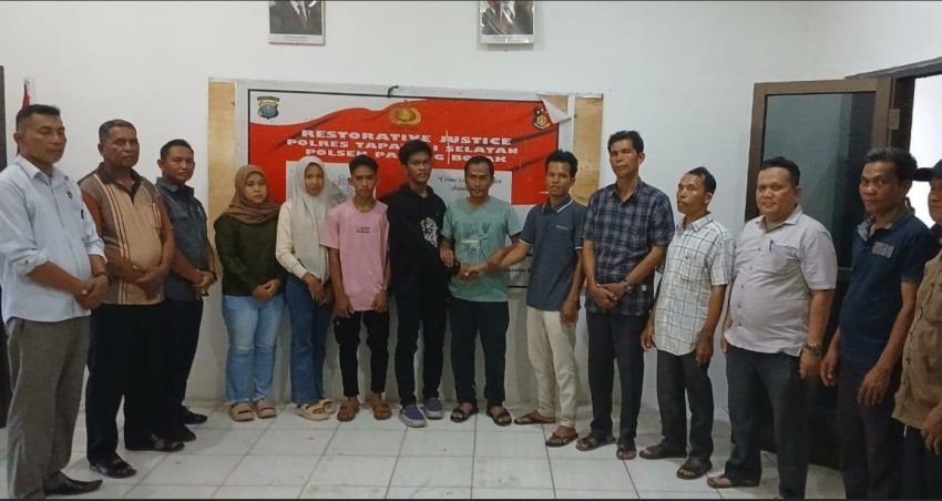 Polsek Padangbolak Sukses Damaiakan Konflik Warga Lewat Pendekatan Restorative Justice