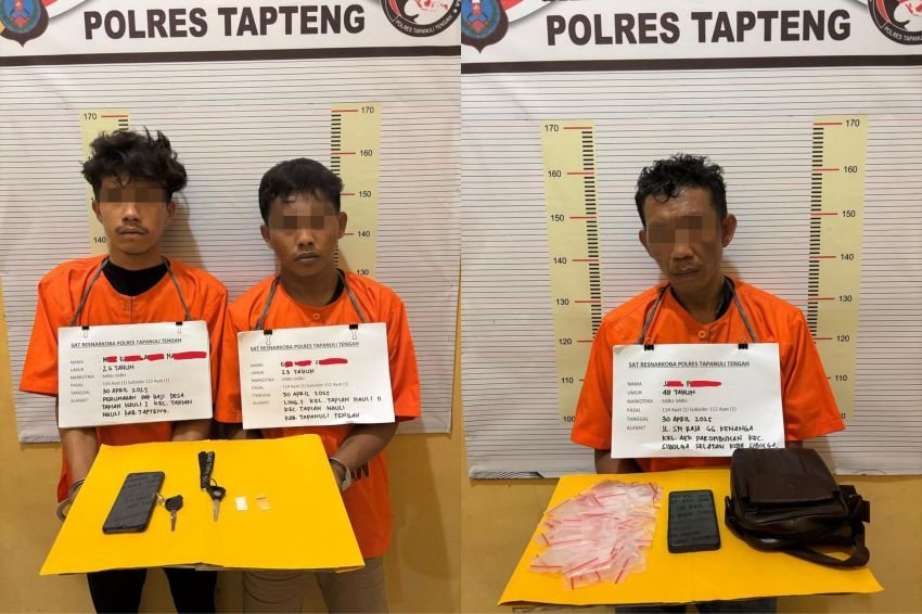 Jadi Pengedar Narkoba, Polres Tapteng Tangkap BS