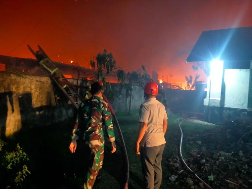 Si Jago Merah Mengamuk, 29 Rumah di Medan Barat Terbakar